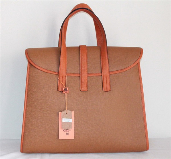 Best Hermes FeuDou Bag Light Coffee 509095